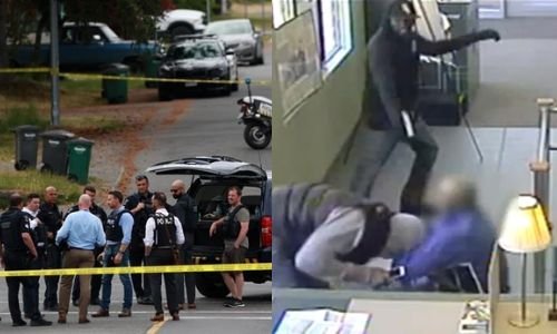 Canada Bank Shooting Viral Video