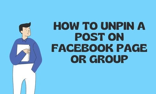 How To Unpin A Post On Facebook Page or Group?
