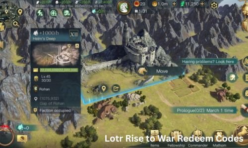 LOTR Rise to War Redeem Codes: New Codes Updated 2024