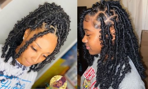 Box Braids With Butterfly Locs