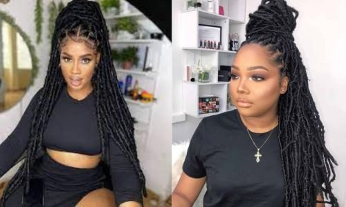 Half-Up Half-Down Butterfly Loc
