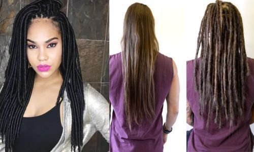 Straight Hair Thick Braids locs