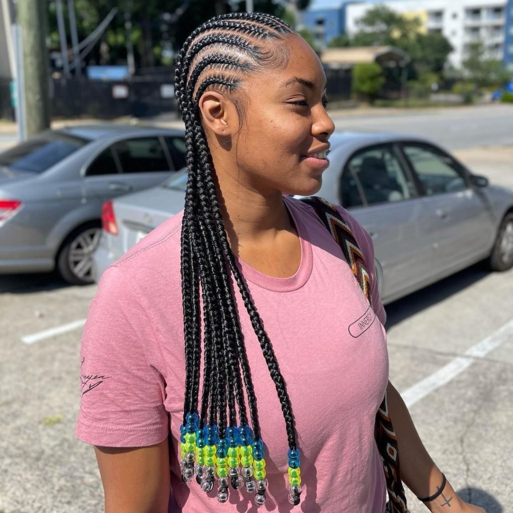 Armadillo Stitch Braids with Beads
