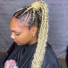Blonde Boho Stitch Braids