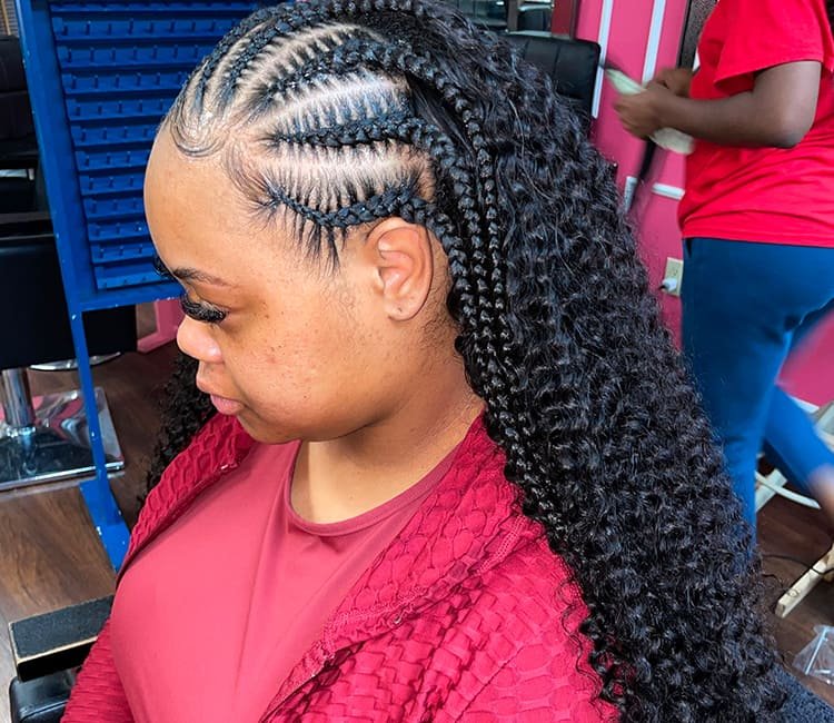 Gorgeous Thin Tribal Braids