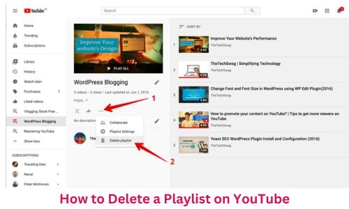 How to Delete a Playlist on YouTube? Delete YouTube Playlist 2024