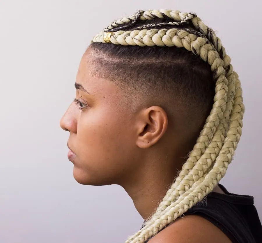 Stitch Braided Long Top and Fade