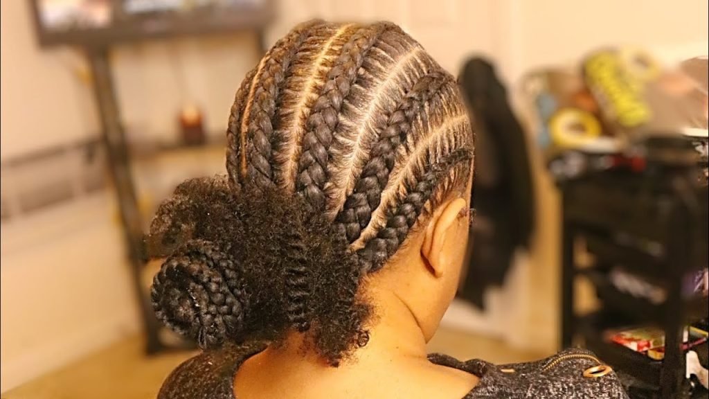 Stitch Braids with Curls