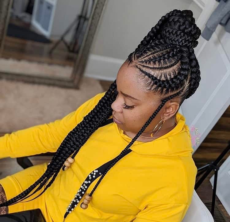Thin and Thick Stitch Braids