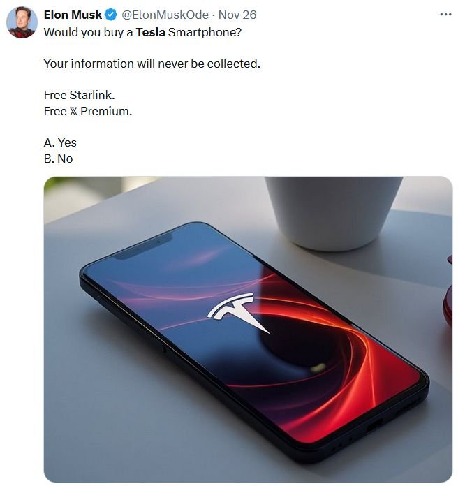 elon musk tweet tesla