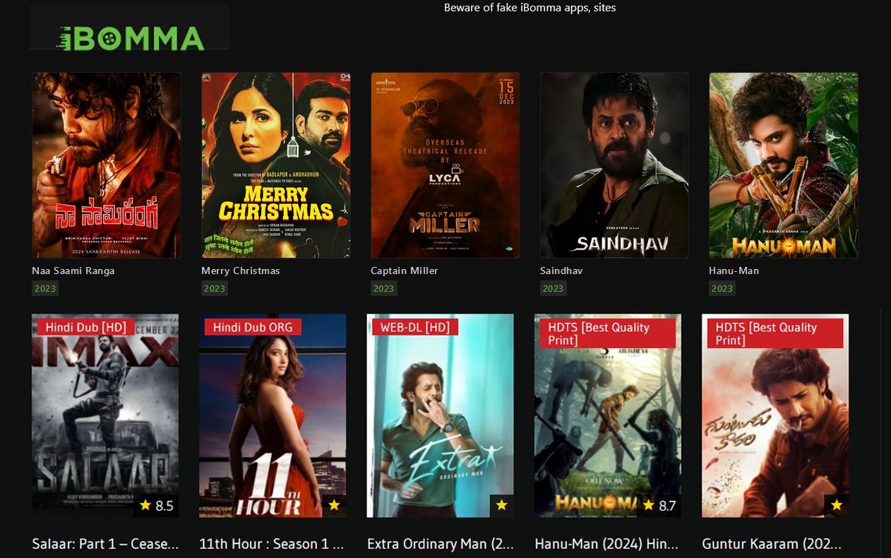Ibomma Telugu Movies New 2024: Free Download Guide Tollywood film